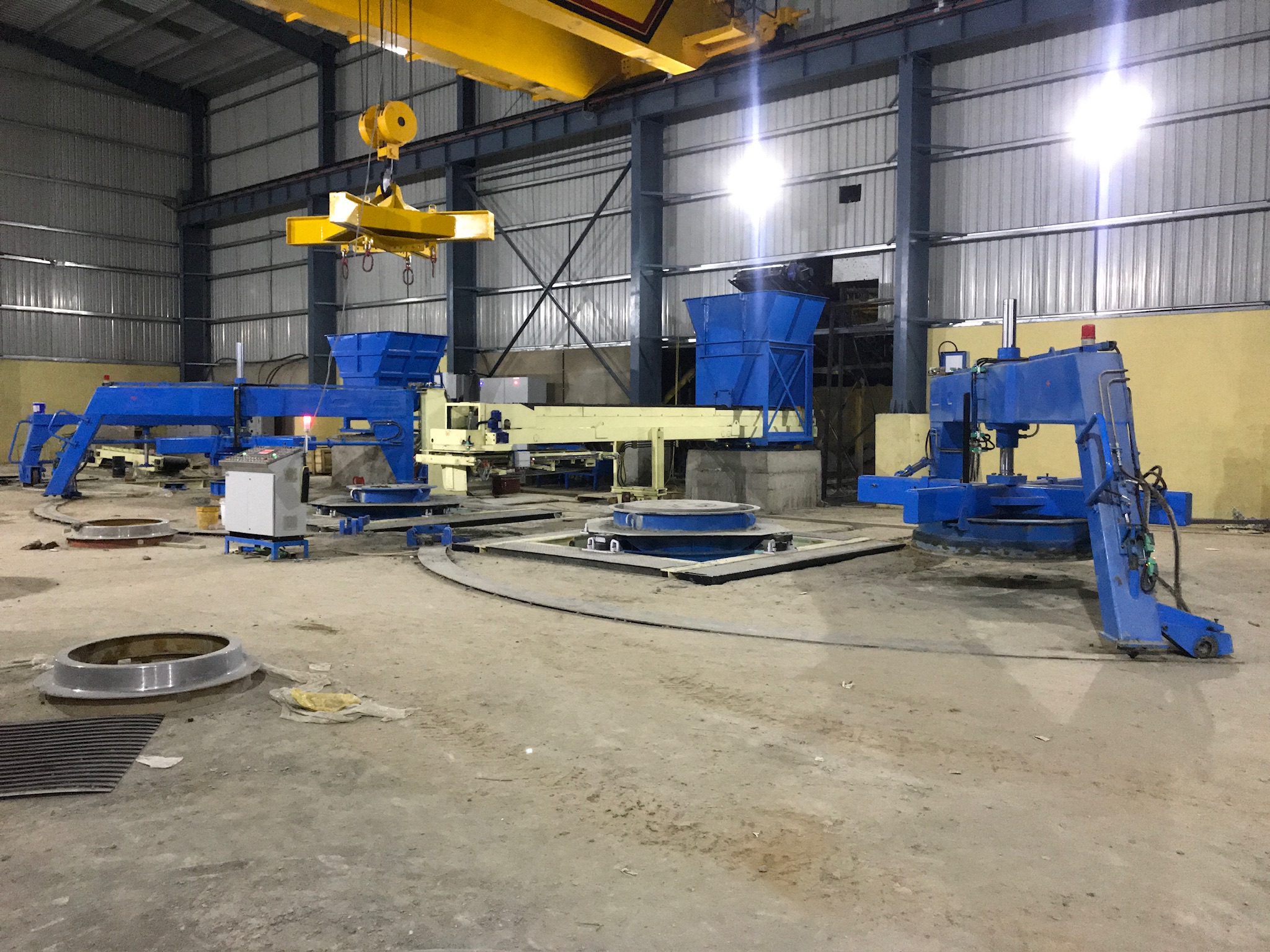 Box culvert machine verticast